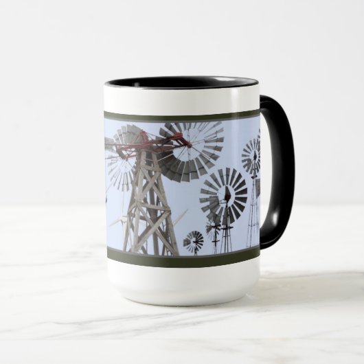 Mug Musique d'énergie éolienne (Devant droit)