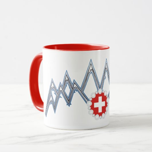 Mug Musique des Alpes suisses (Devant gauche)