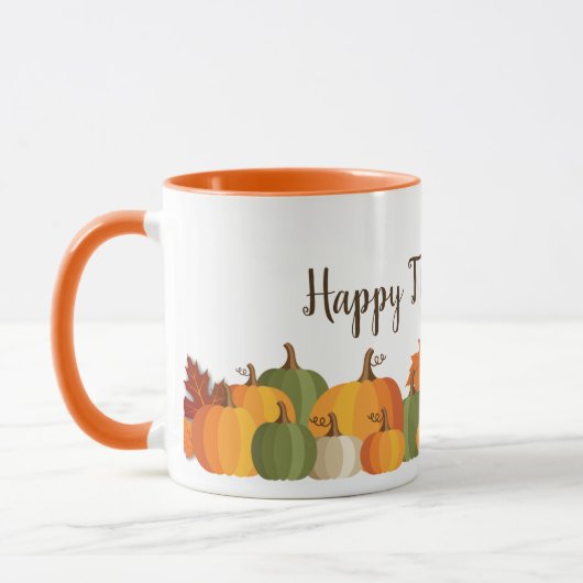 Mug Musique des Citrouilles de Thanksgiving (Gauche)