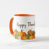 Mug Musique des Citrouilles de Thanksgiving (Devant gauche)