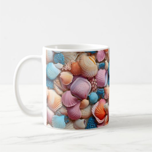 Mug Musique des coquillages marins (Gauche)