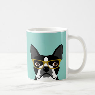 Mug Musique des lunettes de Boston Terrier