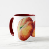 Mug Musique des nectarines plats (Devant gauche)