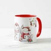 Mug Musique des neiges de Noël (Devant droit)
