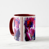 Mug Musique des papillons rouges (Devant gauche)