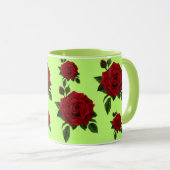Mug Musique des Roses rouges (Devant droit)