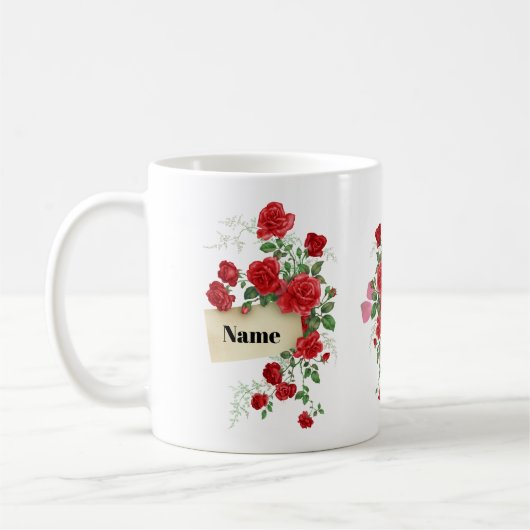 Mug Musique des Roses rouges (Gauche)