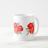 Mug Musique des Roses rouges (Devant droit)