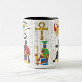 Mug Musique des symboles égyptiens (Centre)