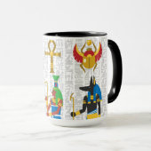 Mug Musique des symboles égyptiens (Devant droit)