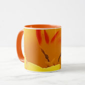 Mug Musique des Tulipes du printemps jaune (Devant gauche)