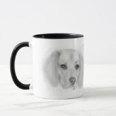 Mug Musique d'esquisse beagle (Gauche)