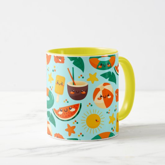 Mug Musique d'été (Devant droit)