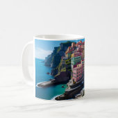 Mug Musique d'évasion de Positano | Landsca de la côte (Devant gauche)