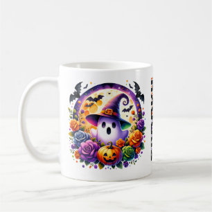 Mug Musique d'Halloween avec fantôme