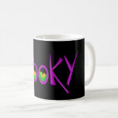 Mug Musique d'Halloween éffrayante (Devant droit)