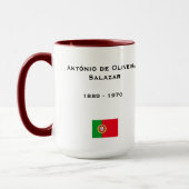 Mug Musique d'histoire portugaise de Salazar (Gauche)