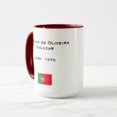 Mug Musique d'histoire portugaise de Salazar (Devant gauche)