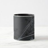 Mug Musique d'hiver bleue (Centre)