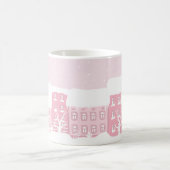 Mug Musique d'hiver rose (Centre)