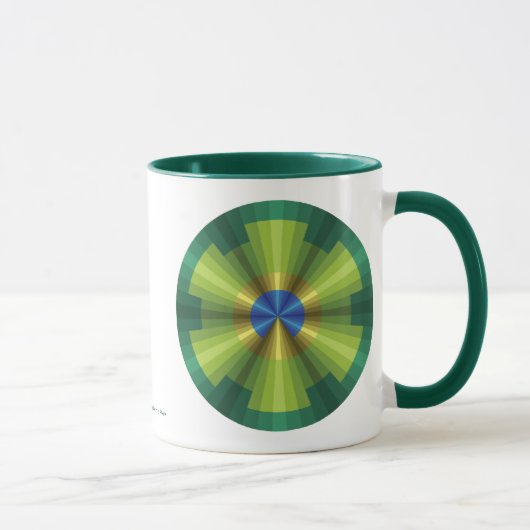 Mug Musique d'illusion de paon (Droite)
