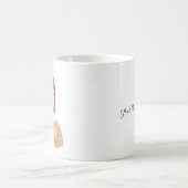 Mug Musique d'image aquarelle personnalisée (Centre)