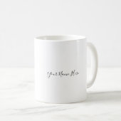 Mug Musique d'image aquarelle personnalisée (Devant droit)