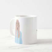 Mug Musique d'image aquarelle personnalisée (Devant gauche)