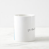 Mug Musique d'image aquarelle personnalisée (Centre)