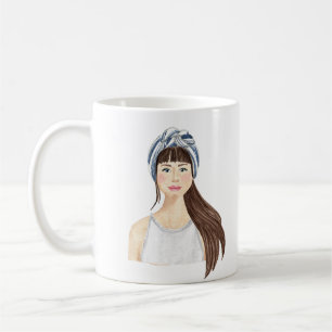Mug Musique d'image aquarelle personnalisée