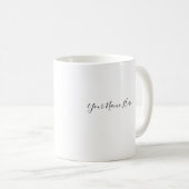 Mug Musique d'image aquarelle personnalisée (Devant droit)