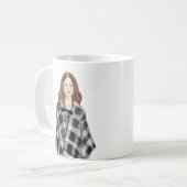 Mug Musique d'image aquarelle personnalisée (Devant gauche)