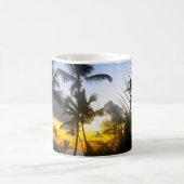 Mug Musique d'impression à coucher de soleil tropical (Centre)