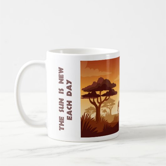 Mug Musique d'impression africaine (Gauche)