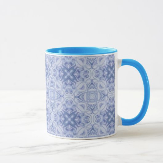 Mug Musique d'impression bleue (Droite)