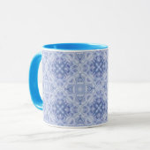Mug Musique d'impression bleue (Devant gauche)