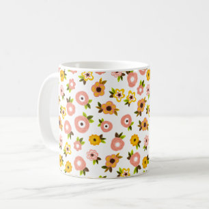 Mug Musique d'impression florale