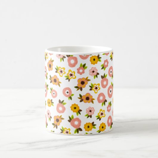 Mug Musique d'impression florale (Centre)