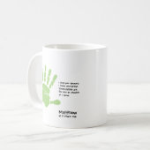 Mug Musique d'impression personnelle de l'enfant avec  (Devant gauche)