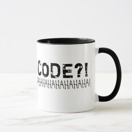Mug Musique d'ingénierie de logiciel Sarcastique (Droite)
