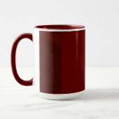 Mug Musique d'obsession rouge (Gauche)