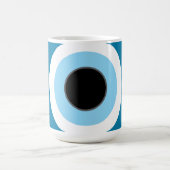 Mug Musique d'oeil bleu moderne (Centre)