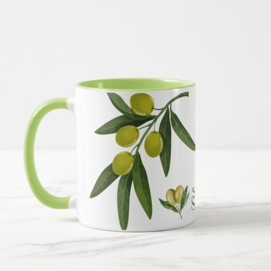 Mug Musique d'olivier mignonne (Gauche)