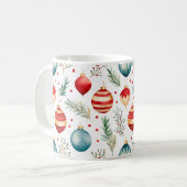 Mug Musique d'ornement de Noël (Devant gauche)