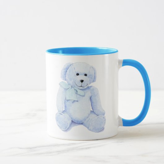 Mug Musique d'ours bleu Teddy (Droite)