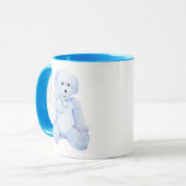 Mug Musique d'ours bleu Teddy (Devant gauche)
