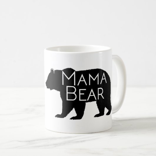 Mug Musique d'ours de maman rustique (Devant droit)