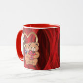 Mug Musique d'ours romantique (Devant gauche)