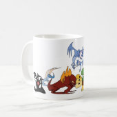 Mug Musique dragons élémentaires (Devant gauche)