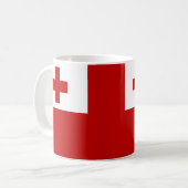 Mug Musique Drapeau de la Croix Rouge (Devant gauche)
